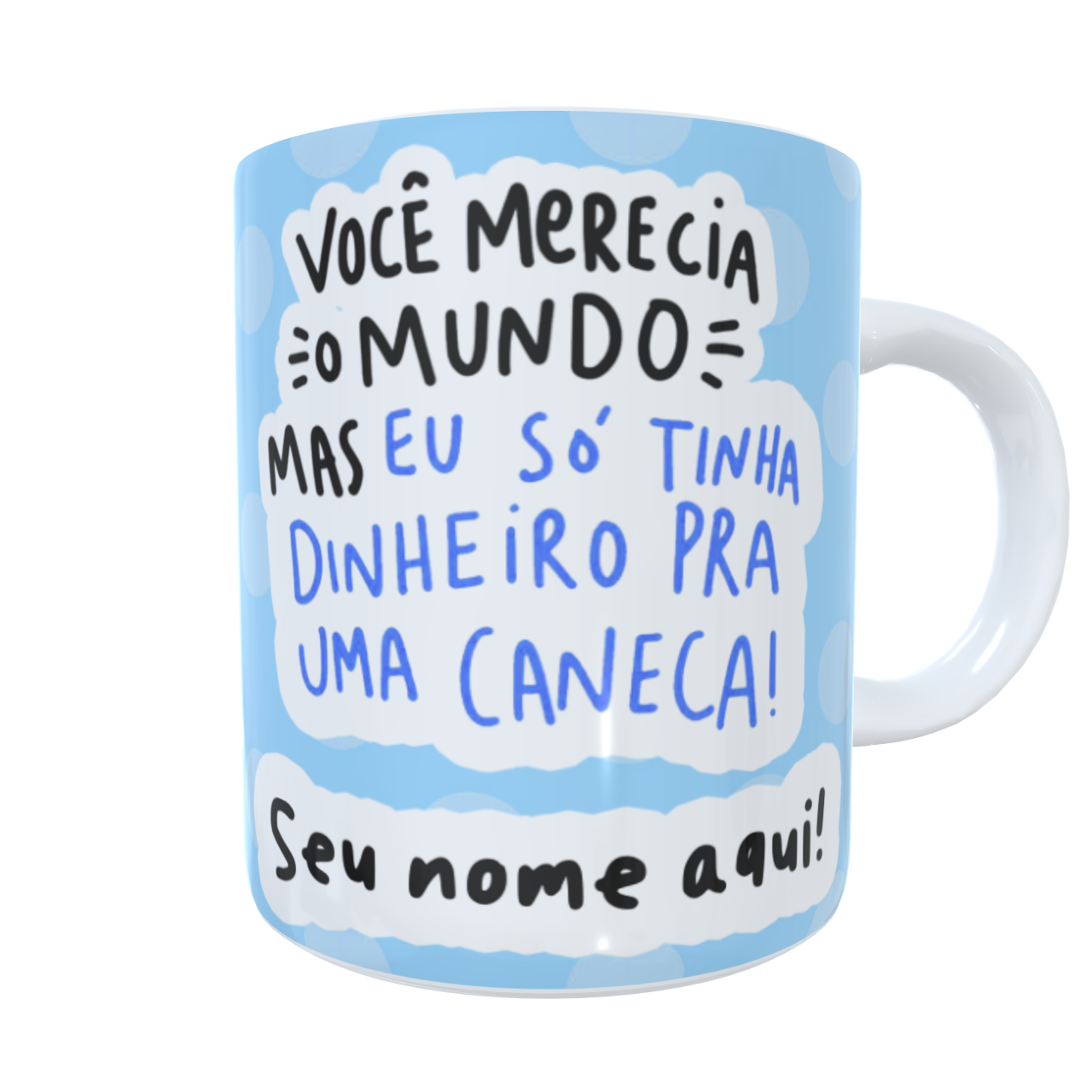 Caneca Personalizada Aniversário Meme Florks - Soso Personalizados