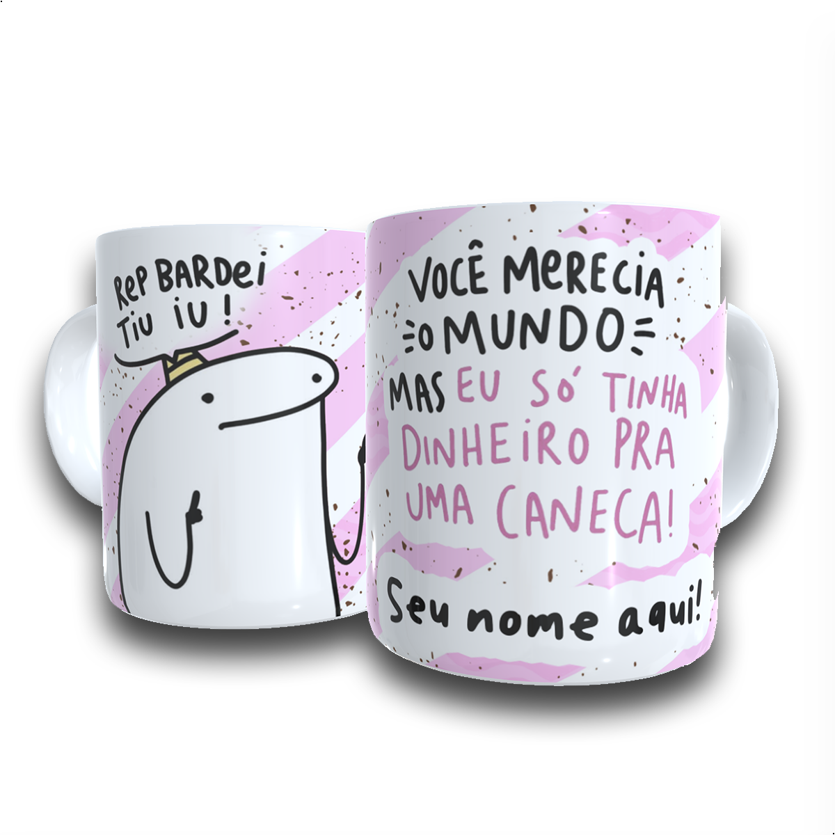 Caneca Personalizada Aniversário Meme Florks - Soso Personalizados