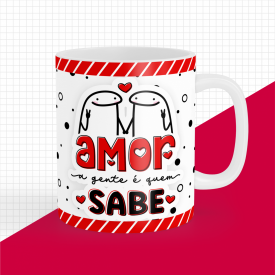 Caneca FlorK Meme Amor da Minha Vida